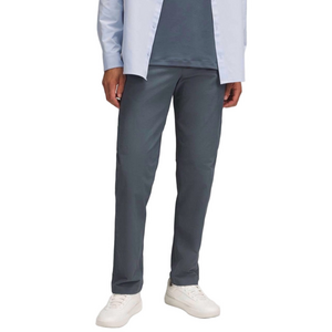 Men's Lululemon ABC Classic Fit Trouser 32 Long, Stretch Cotton VersaTwill EUC